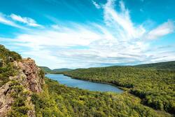 Porcupine Mountains at dawn